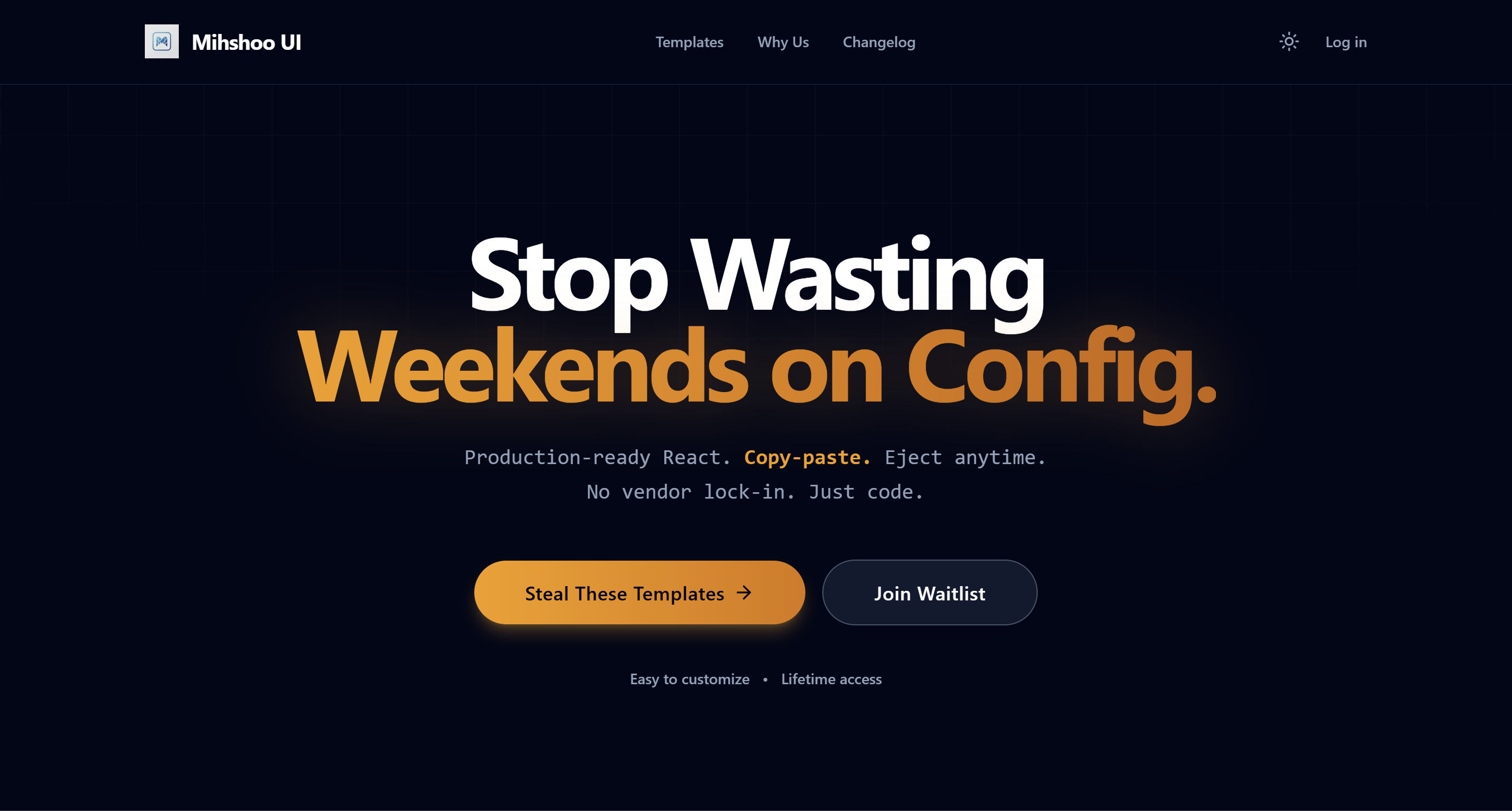Mihshoo UI - Premium Template Store